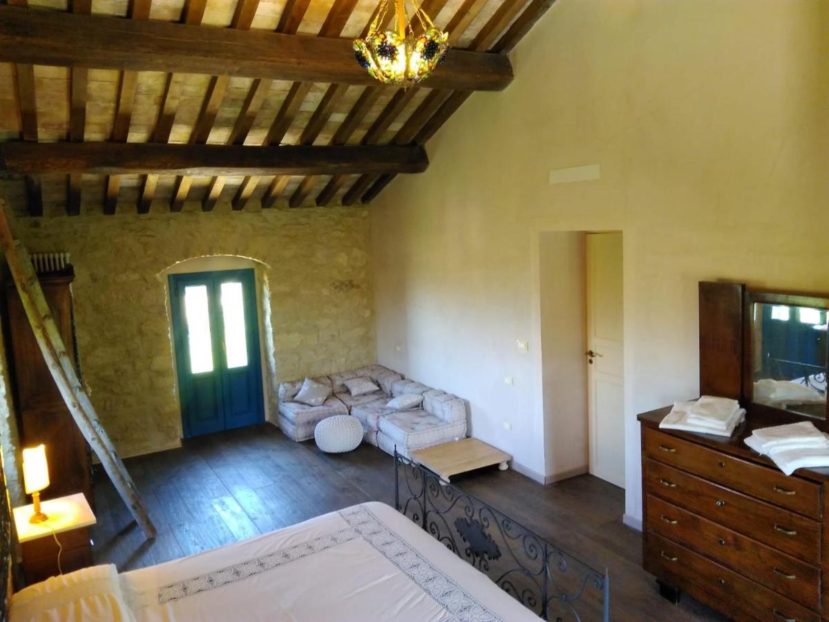 La Casa Dalle Finestre Blu Abbateggio Eksteriør billede