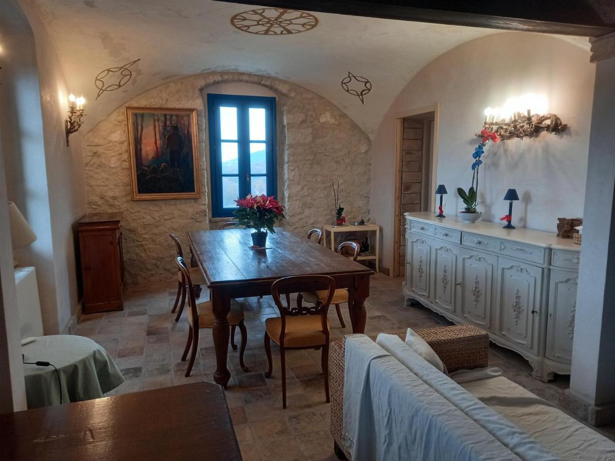 La Casa Dalle Finestre Blu Abbateggio Eksteriør billede